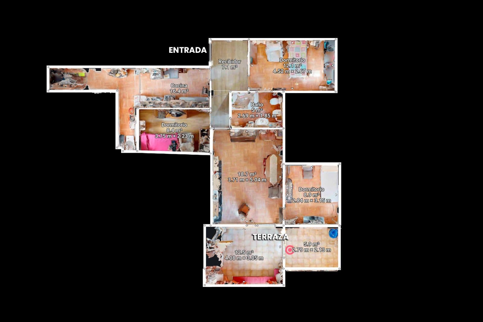 Ático for sale in Calle Poeta Sansano Floor plan