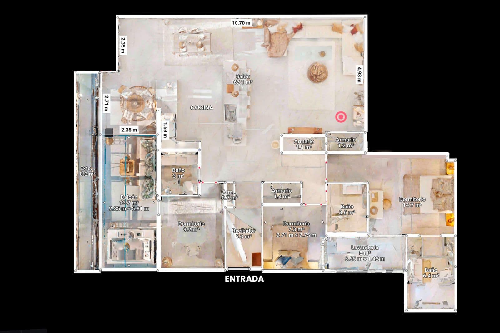 Ático en venta en Avenida Alcalde Alfonso de Rojas Plano