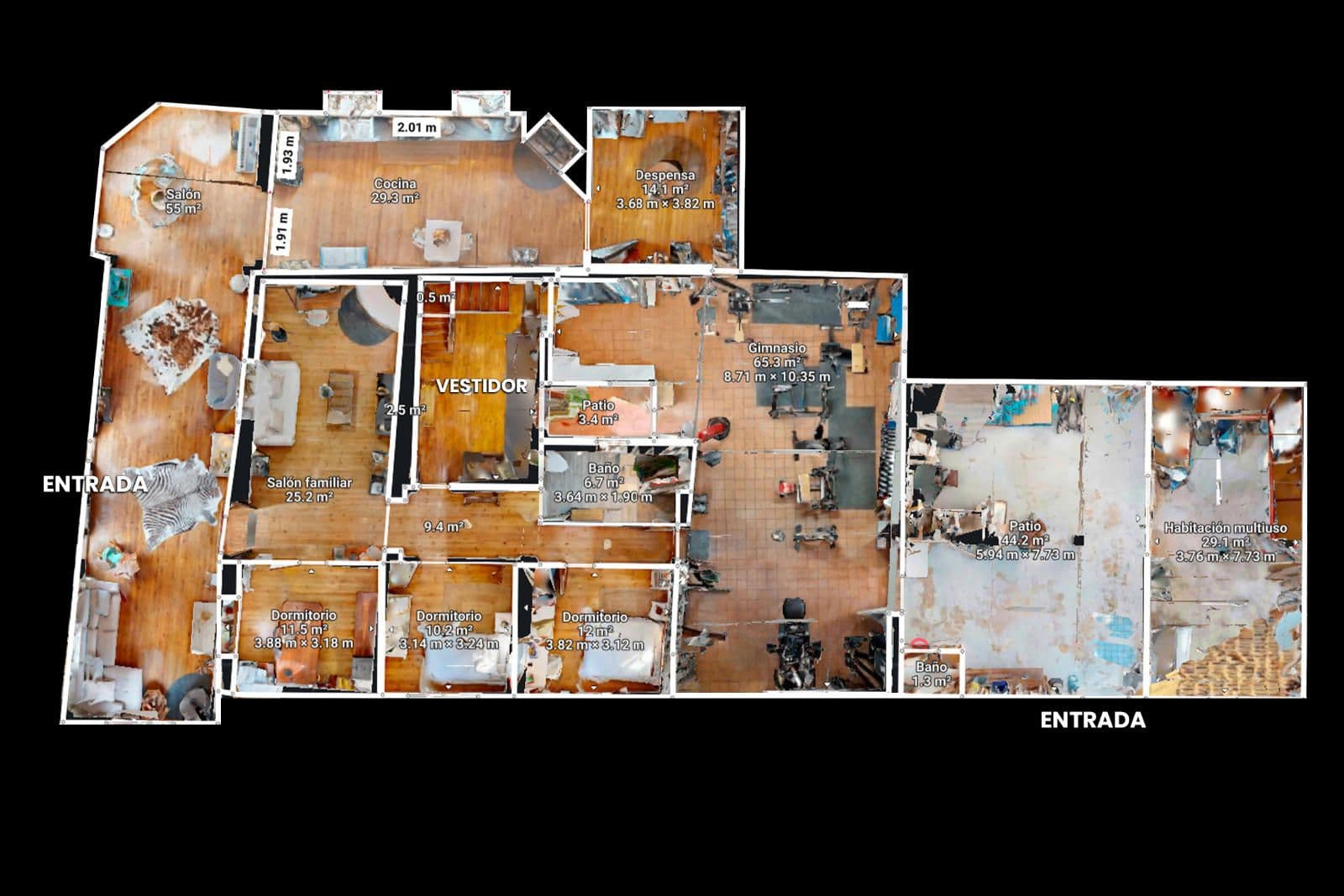 Chalets Independient zum Verkauf in Partida el Llano San José Grundriss