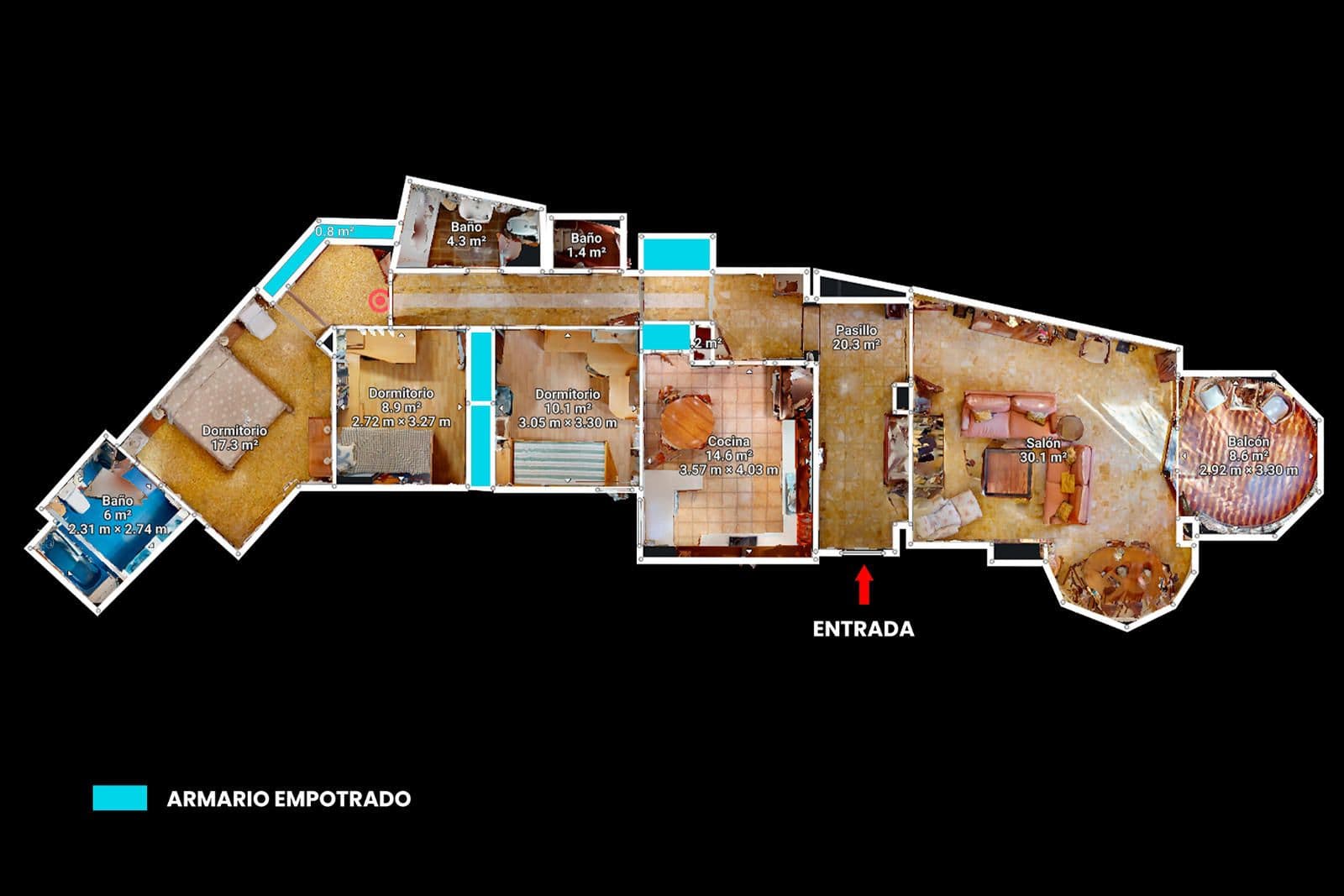 Piso en venta en Plaza Luceros Plano