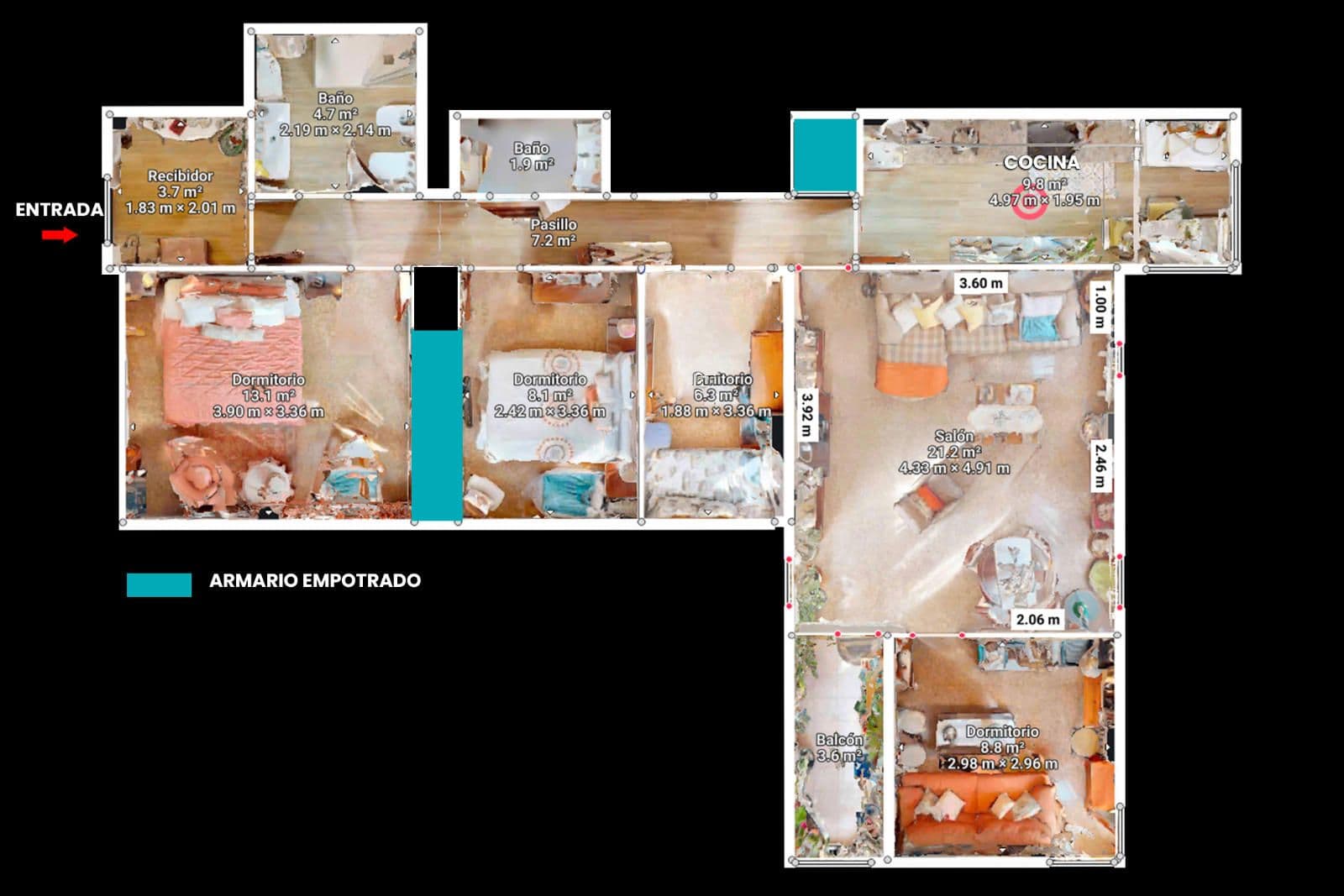 Piso en venta en Alcalde Lorenzo Carbonell Plano