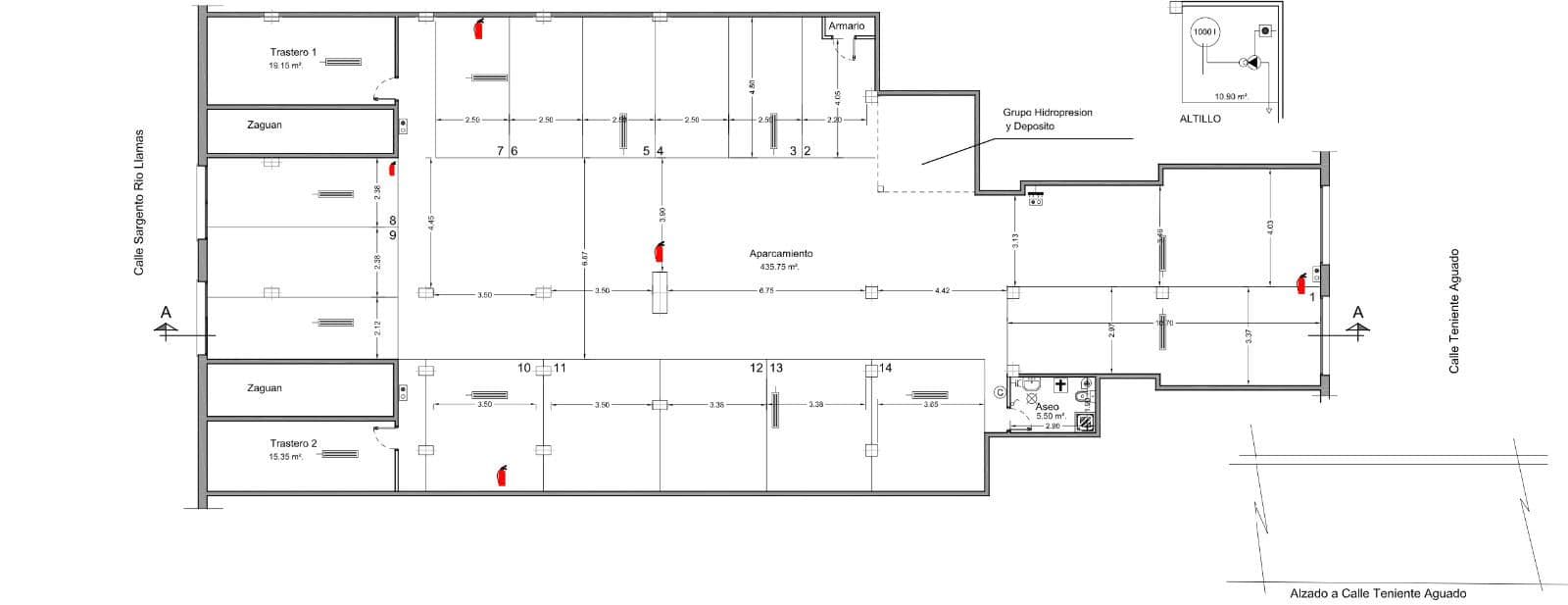Locales Comercial à vendre à Calle Teniente Aguado Plan