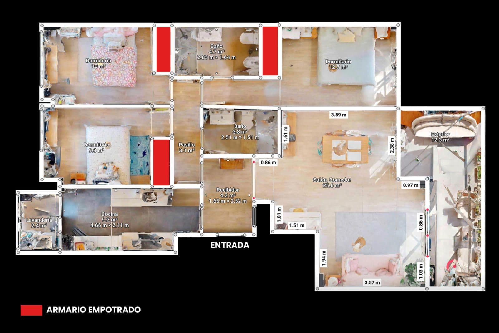 Piso en venta en Calle Tridente Plano