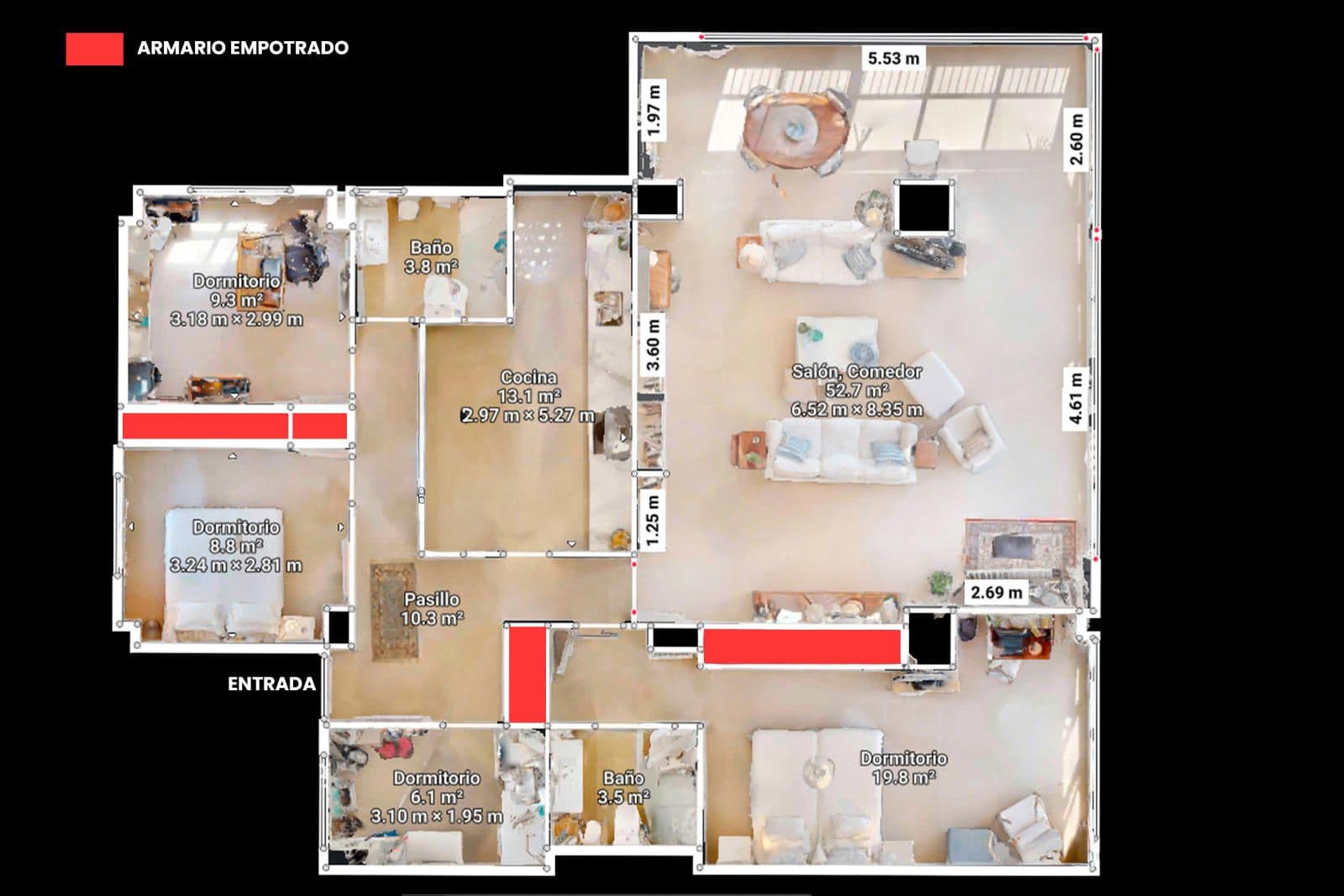 Piso en venta en Costa Blanca Plano