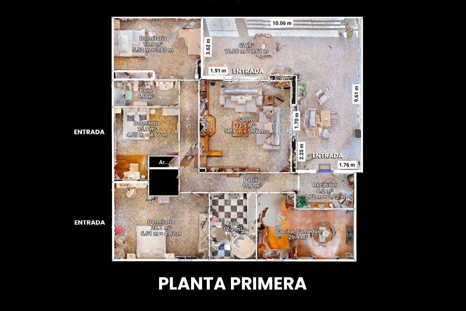 Chalet independiente en venta en Calle Formentera Plano