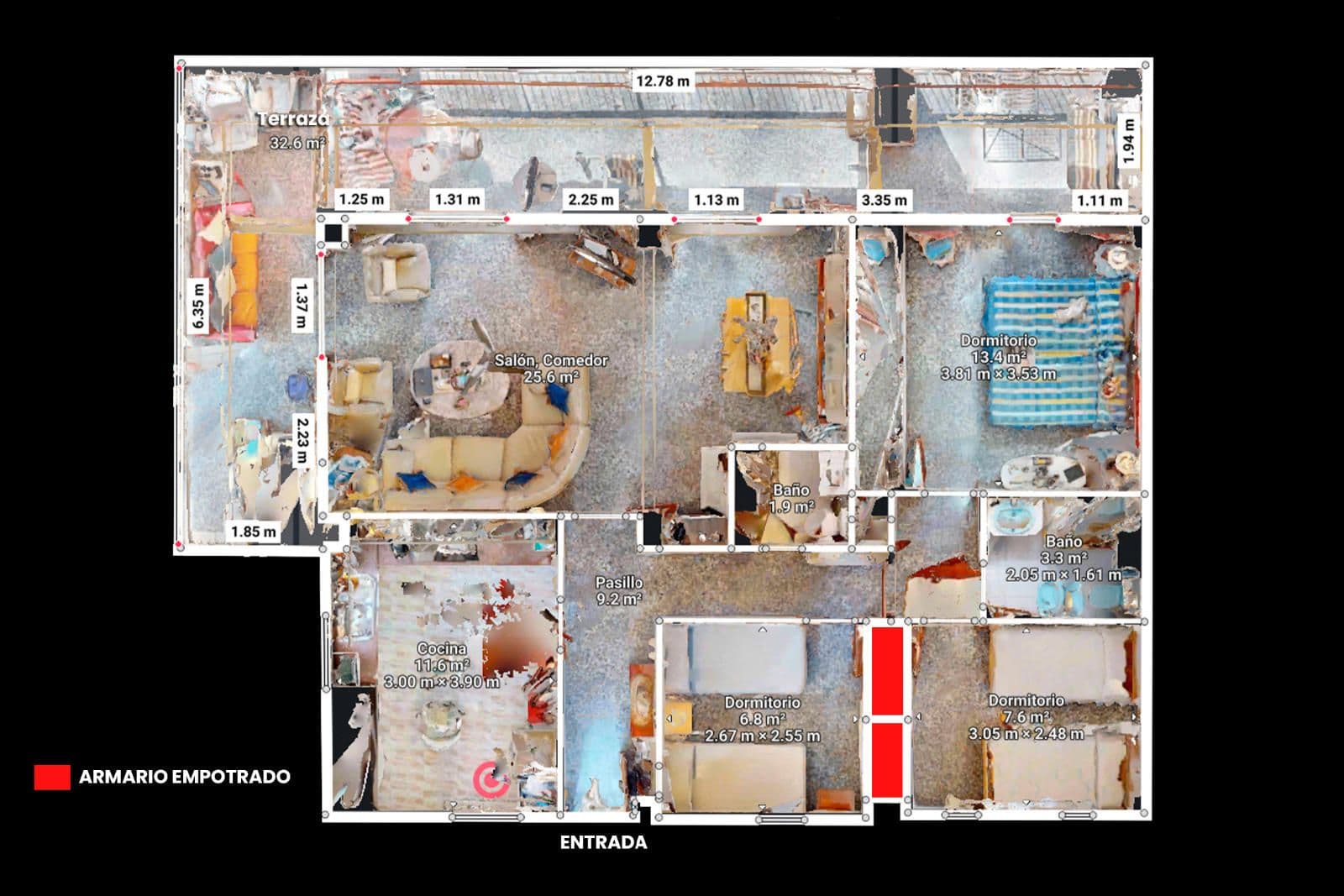 Piso en venta en Calle Palas Atenea Plano
