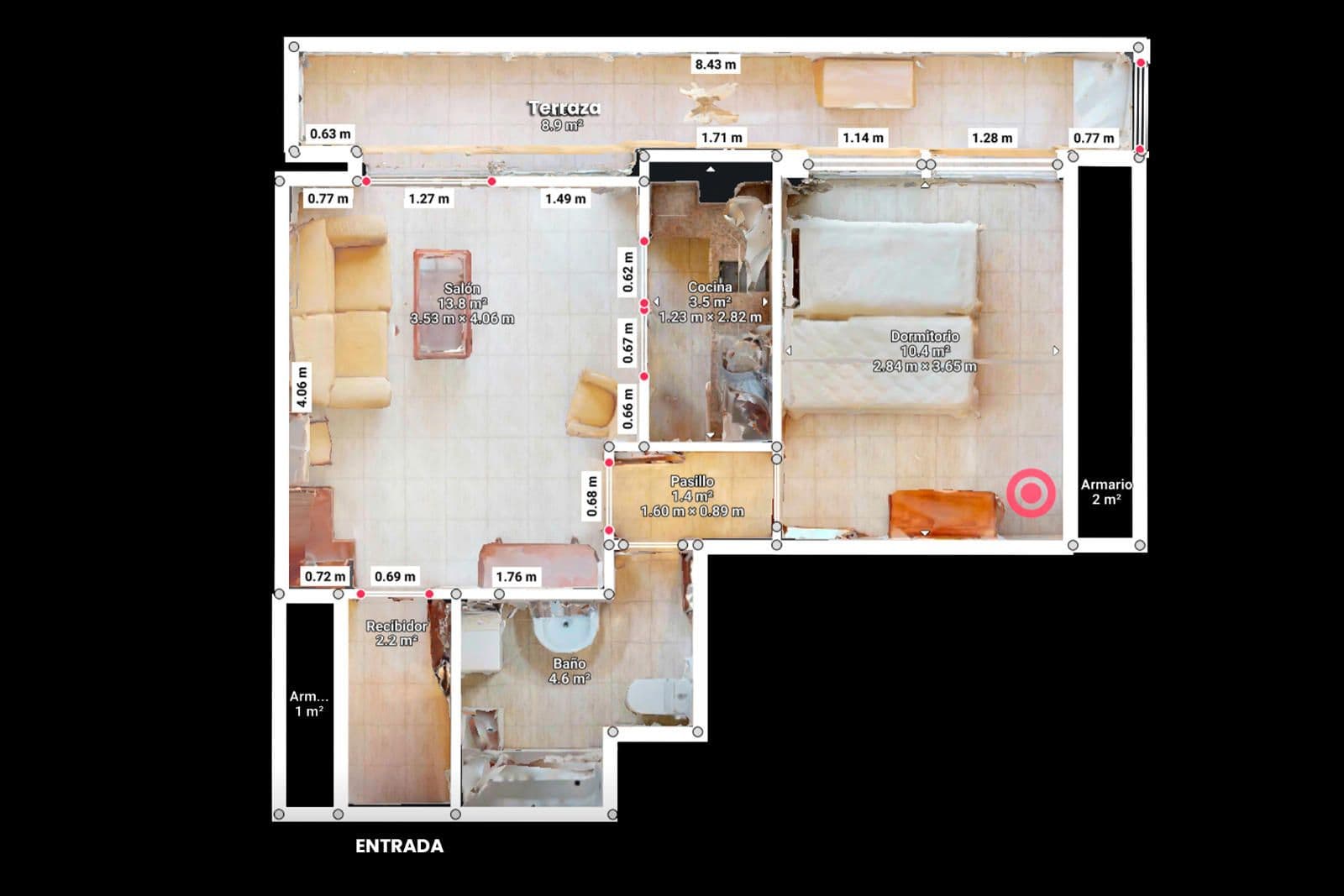 Piso en venta en Calle Poeta Vila y Blanco Plano