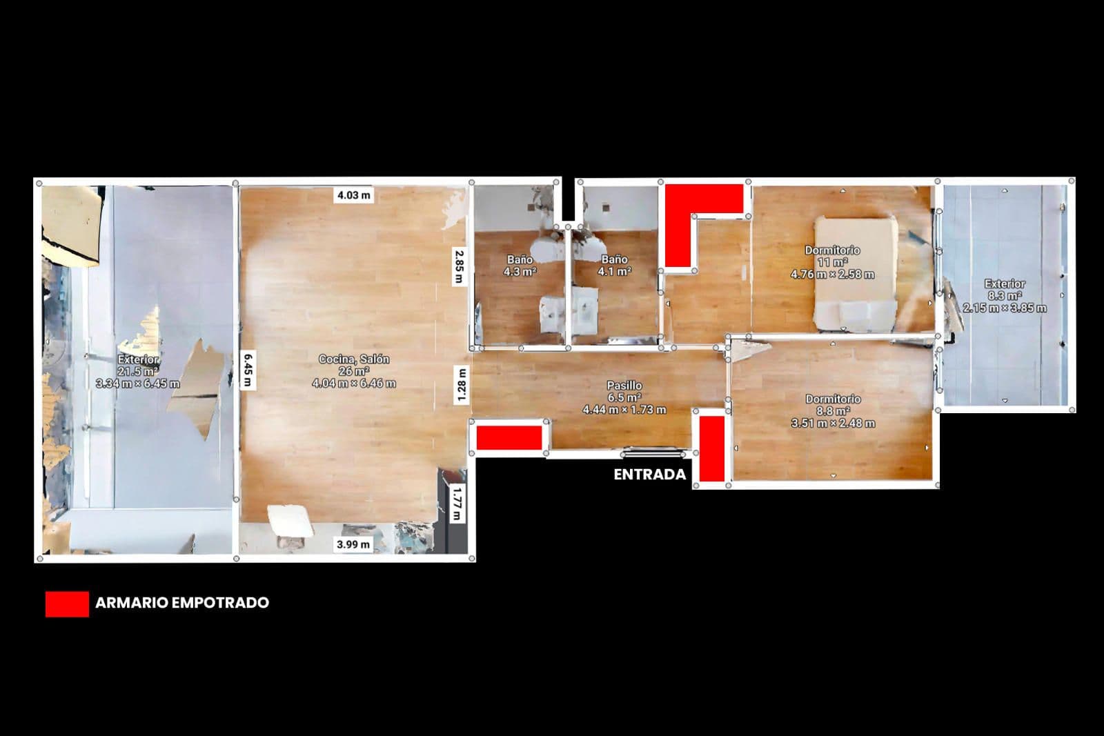 Piso en venta en Calle Tridente Plano