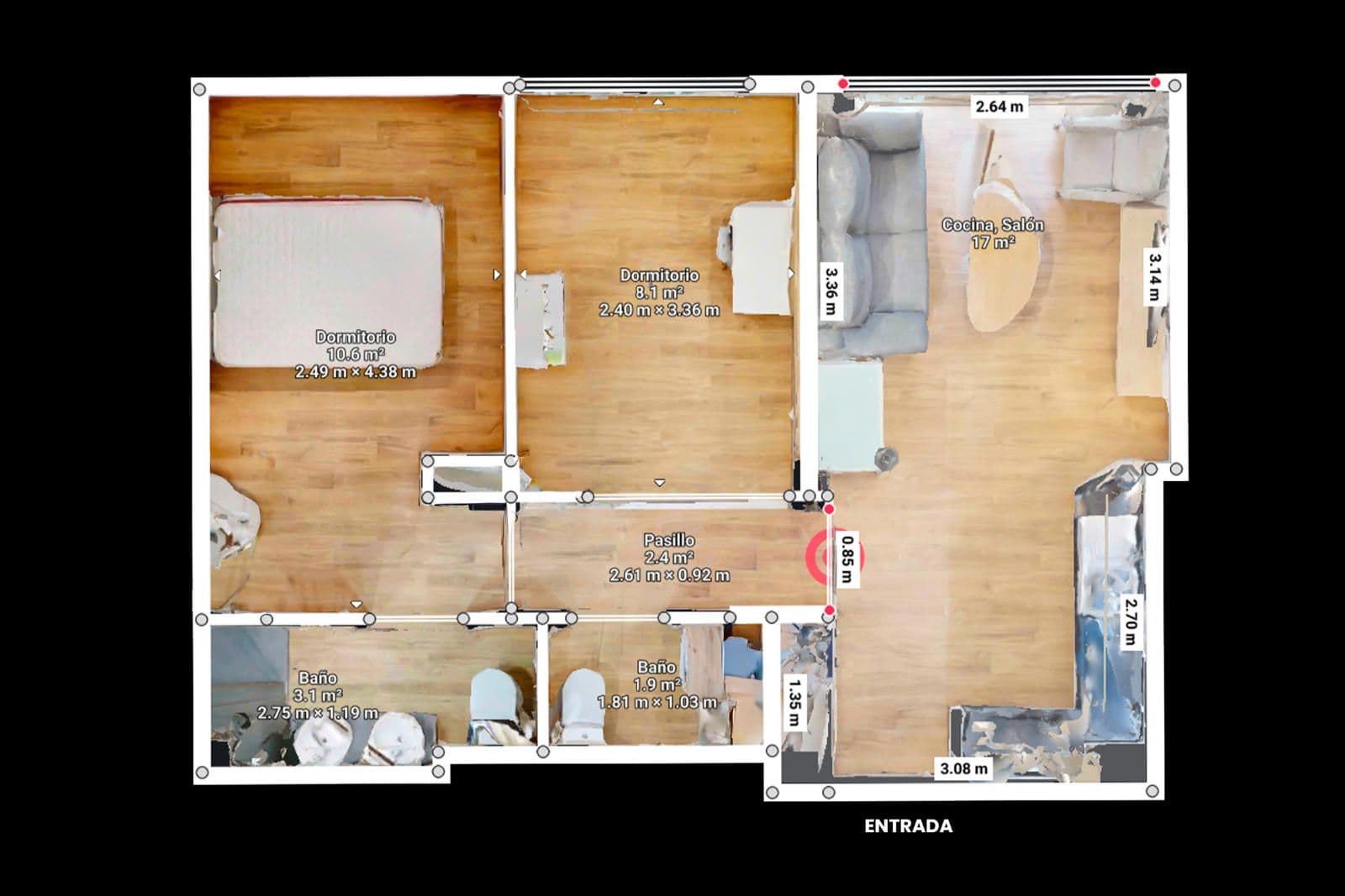 Piso en venta en Avenida Costa Blanca Plano