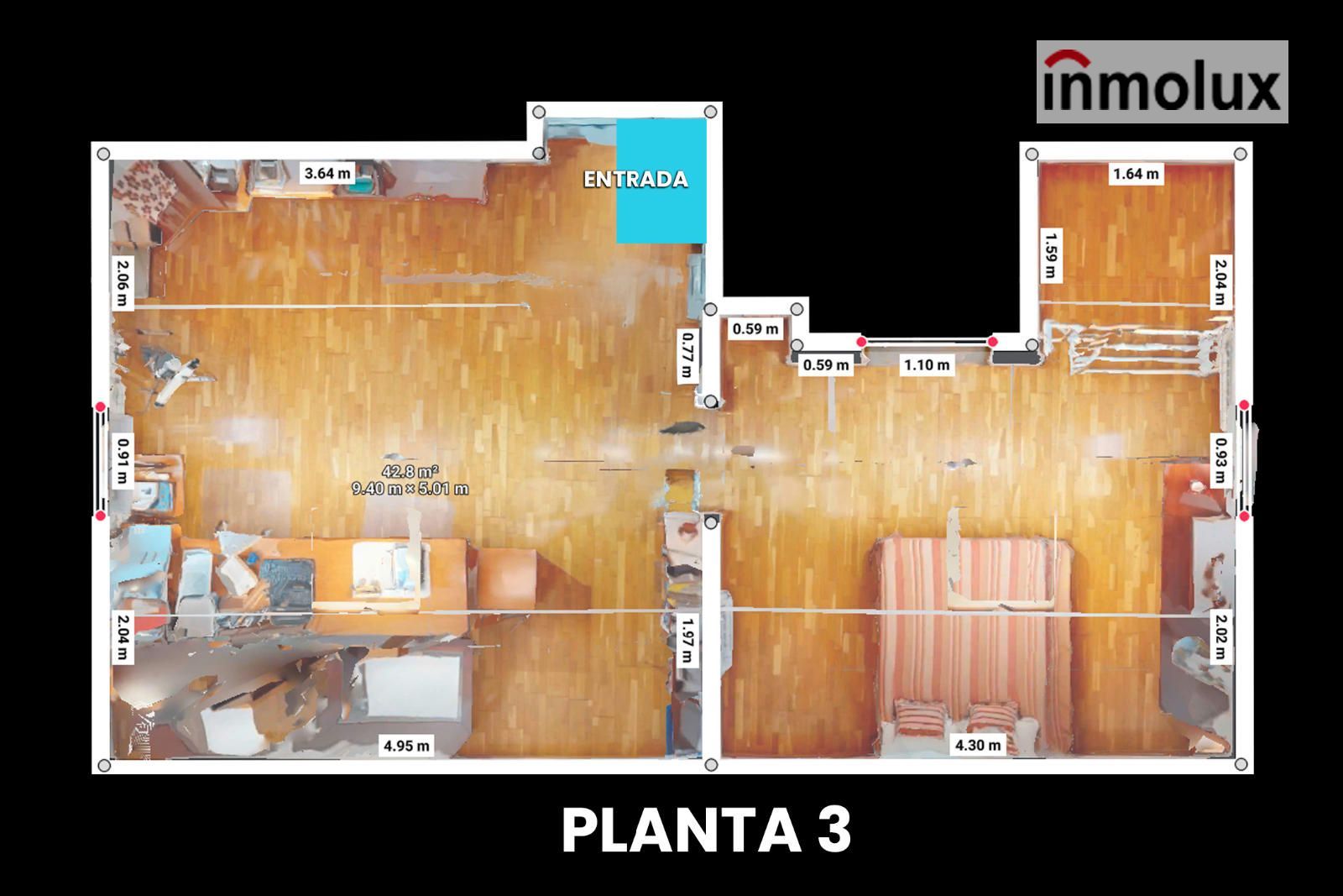 PLANO TERCERA PLANTA